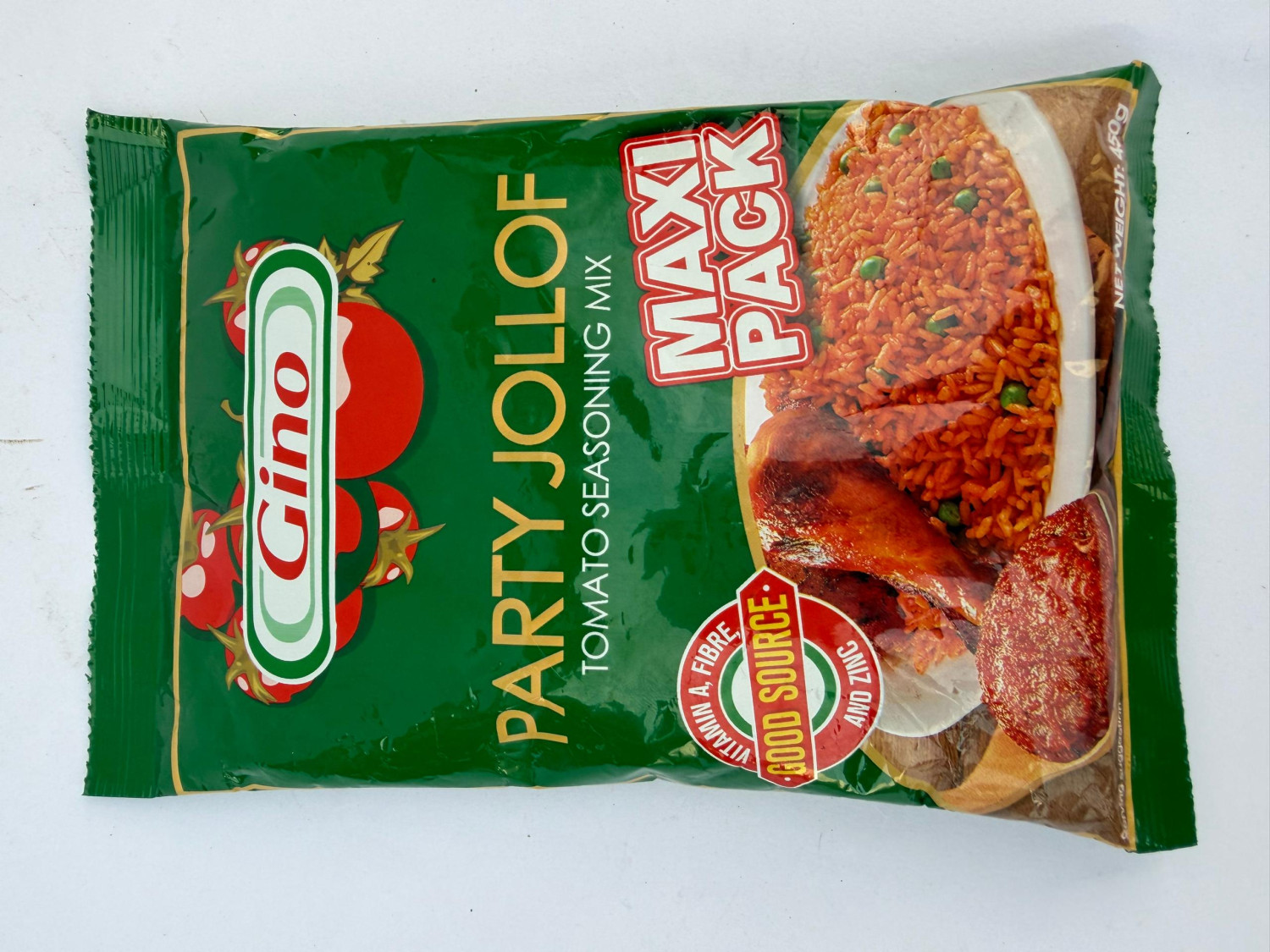 Gino Party Jollof Tomato Seasoning Mix( medium 450g)